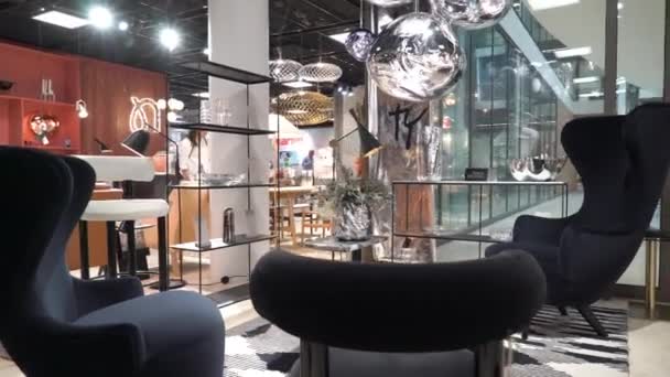 Helsinki Finsko Srpna2022 Helsinský Mezinárodní Festival Designu2022 Showroom Nomart One — Stock video