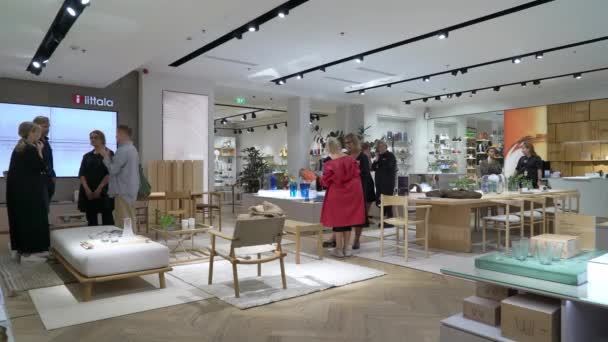 Helsinki Finlande Août 2022 Festival International Design Helsinki 2022 Showroom — Video