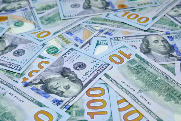 Para için. 100 dolarlık banknotların arkaplanı