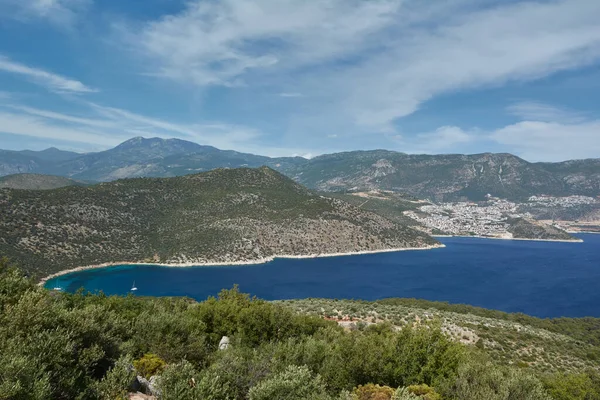 Turquoise Lagoon Yachts Mediterranean Sea Kalkan Turkey — Stockfoto