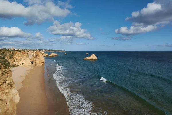 Tolle Aussicht Auf Den Praia Amado Und Den Praia Dos — Stockfoto