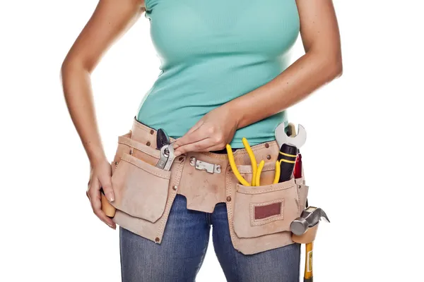 Construction woman. — Stock Photo, Image