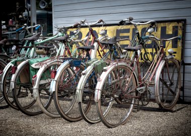 Retro bicyles.