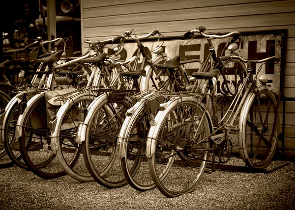 Retro bicyles. — Stockfoto