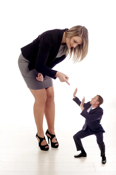 Bullying in the workplace. — Stock Photo, Image