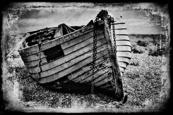 Vintage αλιευτικό σκάφος. — Φωτογραφία Αρχείου
