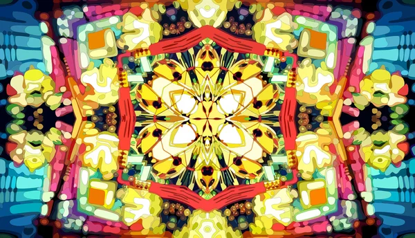 Kaleidoscope Backround — Stock Vector