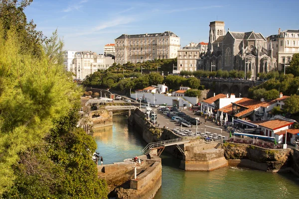 Paesaggio e dettagli di Biarritz, Francia meridionale — Foto Stock
