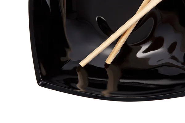 Tableware keramik hitam timur — Stok Foto