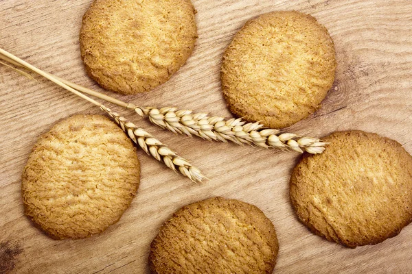 Naturliga cookies — Stockfoto
