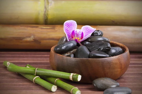 Wellness-Konzept, Hintergründe und Dekoration der Sauna — Stockfoto