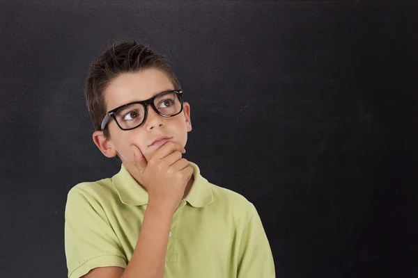 Kind in der Schulleitung — Stockfoto