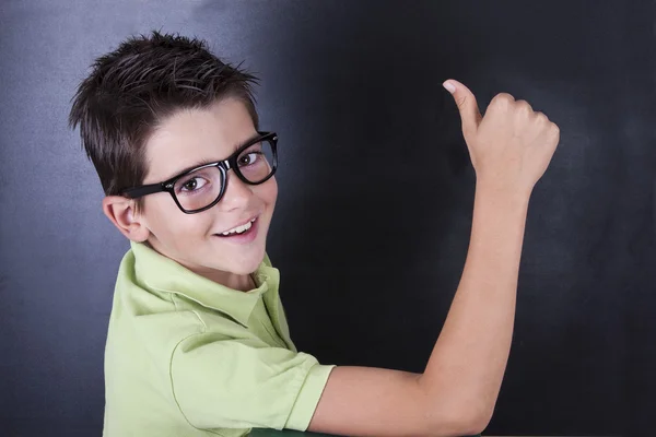 Child in the school board — Stock Photo, Image