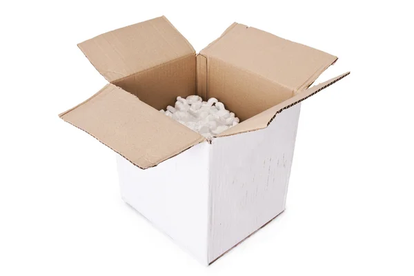 Cardboard box isolated — Stock Photo, Image