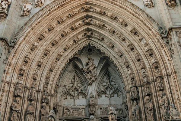 Paisagem Detalhe Catedral Toledo Espanha — Fotografia de Stock