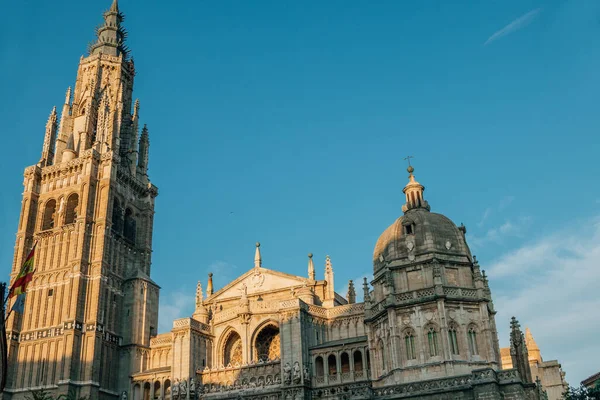 Landskap Och Detalj Katedralen Toledo Spanien — Stockfoto