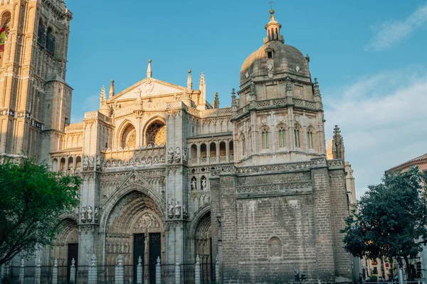 Paisagem Detalhe Catedral Toledo Espanha — Fotografia de Stock