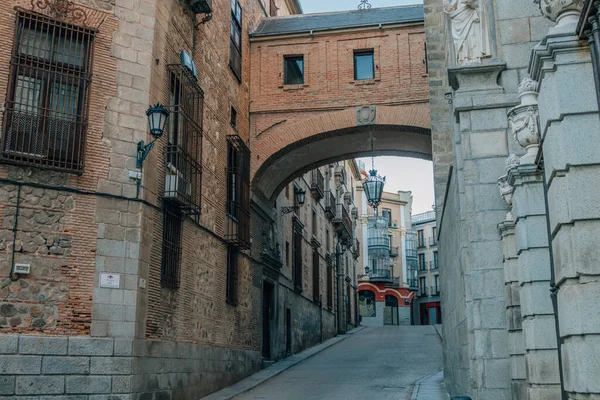 ถนนของเม องเก าของเม Toledo ในสเปน — ภาพถ่ายสต็อก