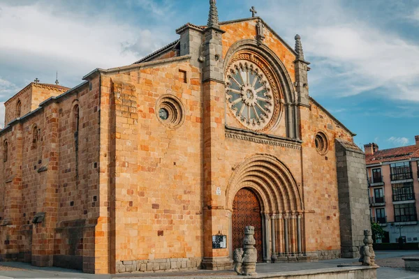 Kerk Van San Pedro Avila Het Plein Del Mercado Grande — Stockfoto