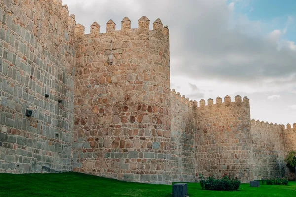 Murallas Ciudad Avila España — Foto de Stock