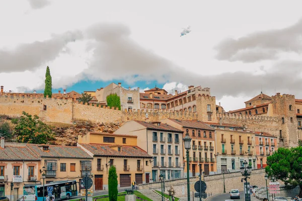 Paisagem Vista Cidade Segovia Espanha — Fotografia de Stock