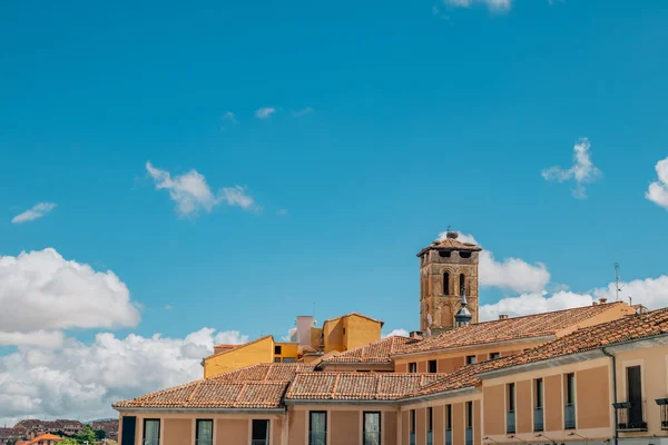 Segovia Şehri Manzarası Manzarası Spanya — Stok fotoğraf