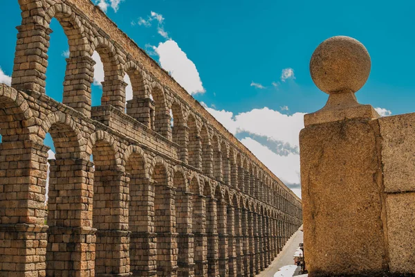 Aqueduct City Segovia Spain — Stock Photo, Image
