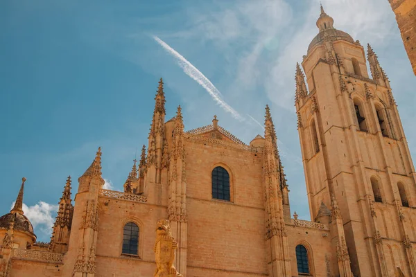 Detalhe Catedral Segóvia Espanha — Fotografia de Stock