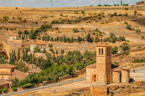 Τοπίο Και Θέα Στη Σεγκόβια Ισπανία — Φωτογραφία Αρχείου