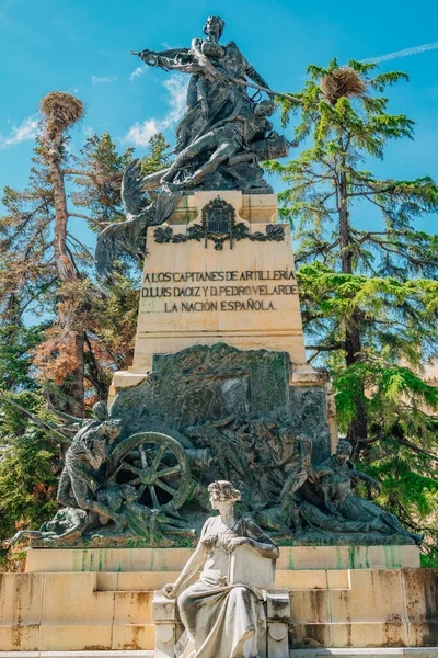 Monumento Militar Alcazar Segovia Espanha — Fotografia de Stock