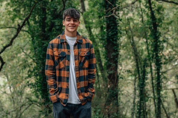 Adolescente Outono Livre — Fotografia de Stock