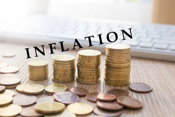 Inflation Economic Concept Background — Stock Photo, Image