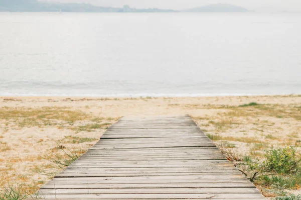 Rodeira Beach Landscape Cangas Pontevedra Galicia Spain — Stock Photo, Image