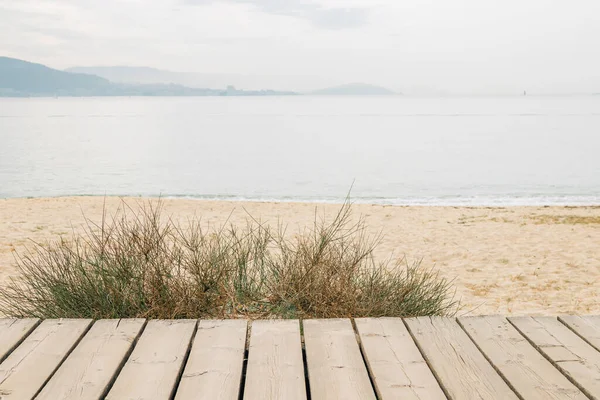 加拿大 蓬特维德拉 加利西亚 西班牙的罗得拉海滩景观 — 图库照片