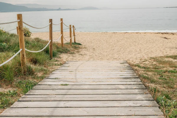 Rodeira Beach Landscape Cangas Pontevedra Galicia Spain — Fotografia de Stock