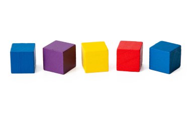 izole edilmiş ahşap blok yapısı