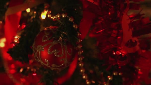 Абстрактный Рождественский Фон Рождество Новый Год — стоковое видео