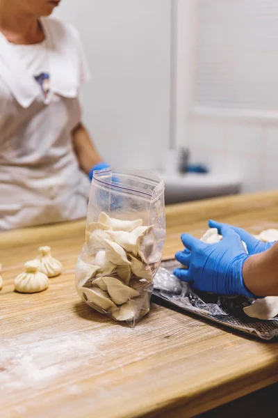 Process Preparing Food Dough Kitchen High Quality Photo — Stock Photo, Image