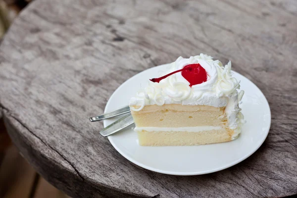 Vanillekuchen Stockfoto