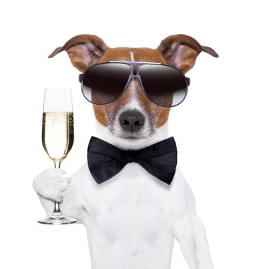 cheers dog clipart