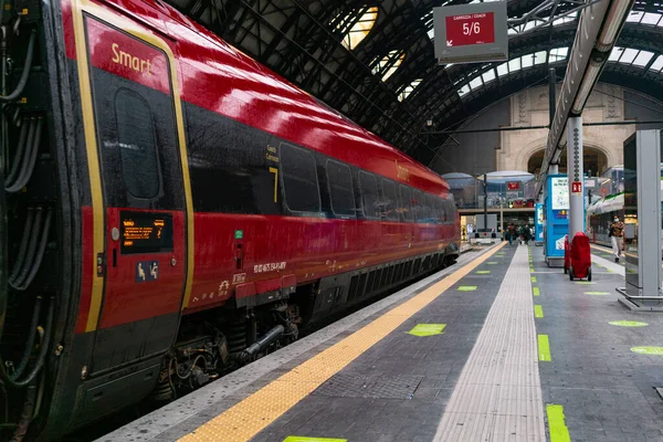 Train car at Milan train station