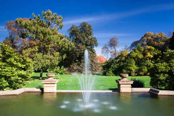 The Garden in Pruhonice Castle — Stock Photo, Image