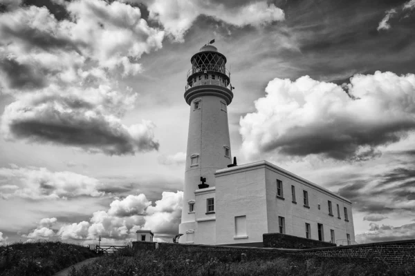 Weißer Leuchtturm — Stockfoto