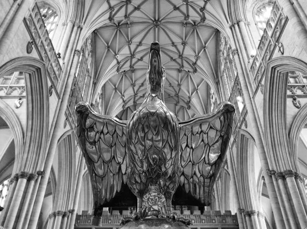 Dettaglio nella cattedrale di York Minster — Foto Stock