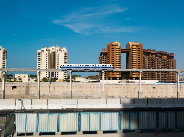 Metro trein centrum in dubai — Stockfoto