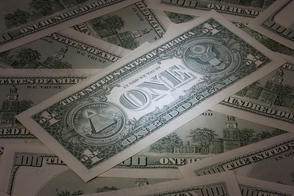 American dollar bills — Stock Photo, Image