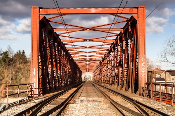 Il ponte di ferro — Foto Stock