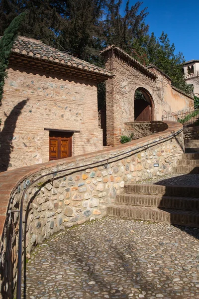 Palazzo arabo a Granada — Foto Stock