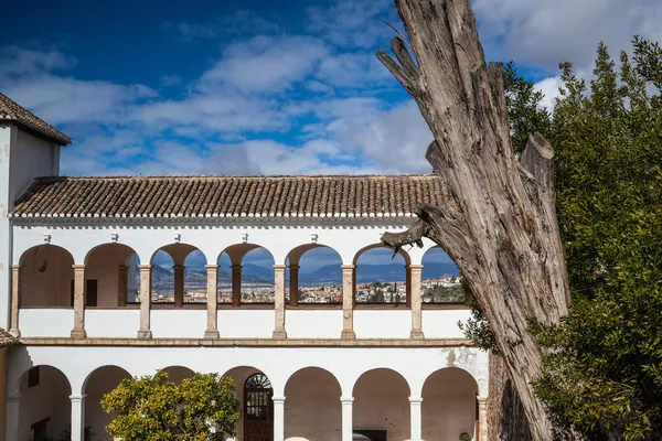 Павильон Generalife в комплексе Alhambra — стоковое фото