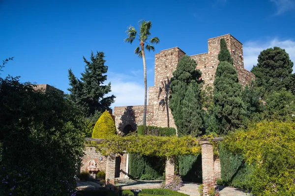 Castillo de gibralfaro i malaga — Stockfoto